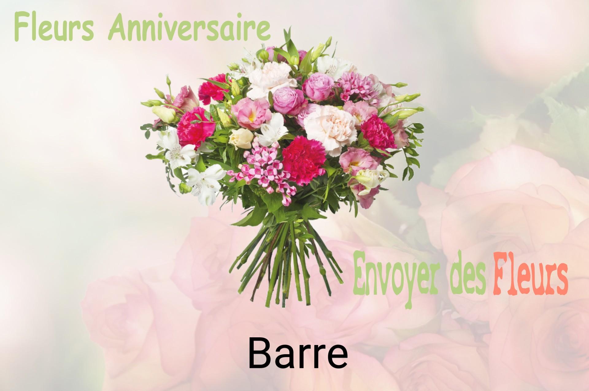 Bouquet de fleurs d’anniversaire livré à Barre