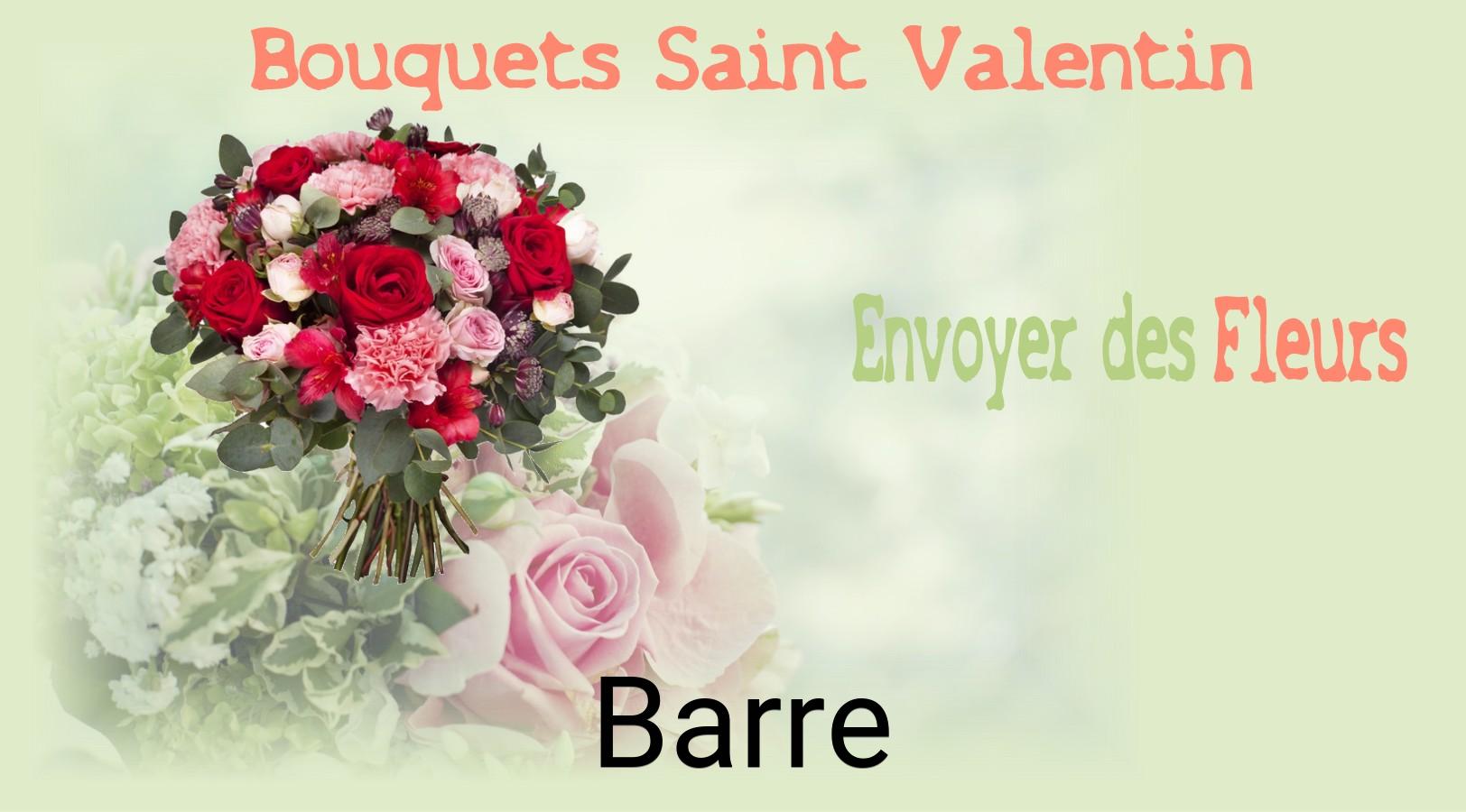 Roses de Saint-Valentin livrées à Barre
